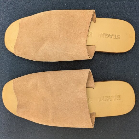 St Agni Suede Leather Sandals (Clay) - Picture 8 of 15